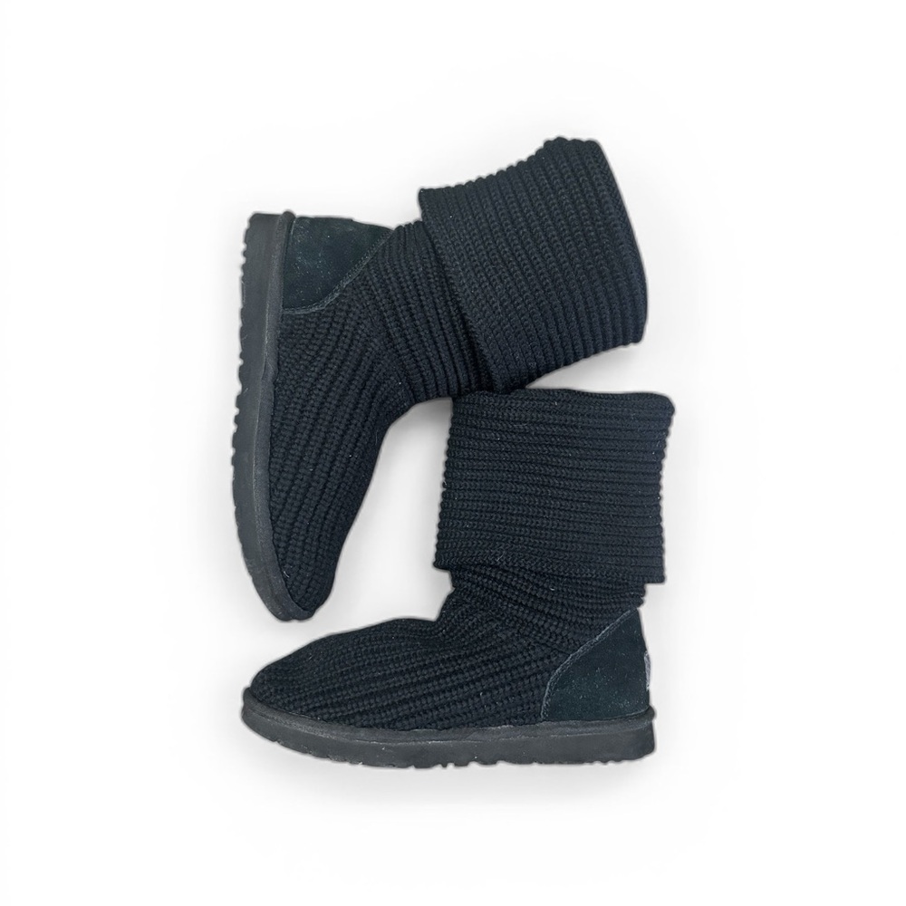 UGG Women's Classic Cardy Knit Boots- Women’s Size 9